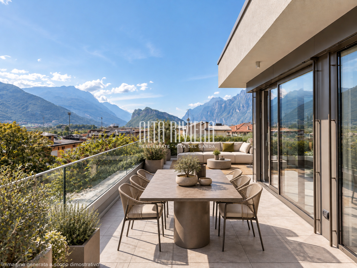 Esclusivo trilocale duplex con terrazza panoramica ad Arco Arco (TN) - Trentino Alto Adige